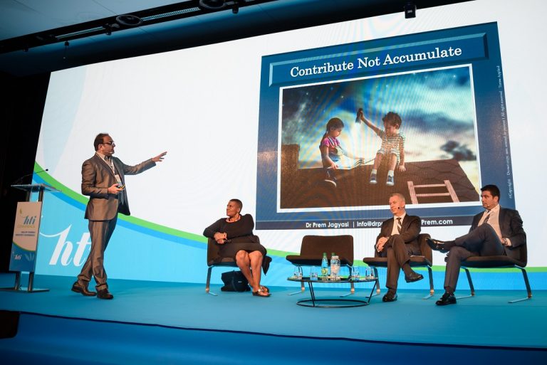 Dr Prem Speakig at HTI conference in Croatia