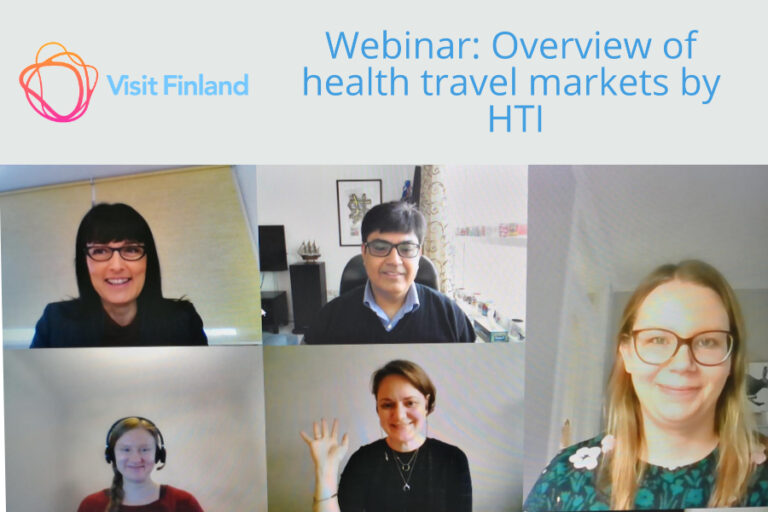 Visit Filnland webinar_HTI Overview of health travel markets